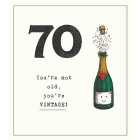 70 You're Not Old, You're Vintage Birthday Card
