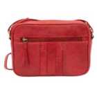 Arizona Leather Shoulder Bag - Red
