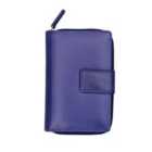 Washed Martina Collection Purse 15 X Card Slot - Purple