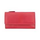 Verona Collection Purse 16 X Card Slot - Red