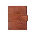 Arizona Collection Trifold Leather Purse - Brown