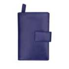 Washed Martina Collection Purse 6 X Card Slot - Purple
