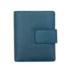 Washed Martina Collection Purse 9 X Card Slot - Blue