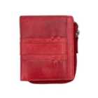 Arizona Collection Small Leather Purse - Red