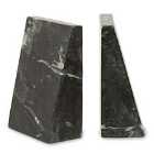 Set Of Two Black Marble Bookends