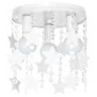 Milagro Ceiling Lamp Star 3 x E27 White