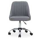 Tailored Grey Fabric Office Chair