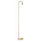 Luminosa Rubens 1 Light Floor Lamp Satin Brushed Gold Plate, E27