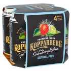 Kopparberg Alcohol Free Strawberry & Lime Fruit Cider Cans 4 x 330ml