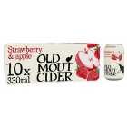 Old Mout Cider Strawberry & Apple 10 x 330ml