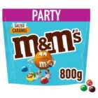 M&M's Salted Caramel & Milk Chocolate Party Mix Bulk Snack Bag 800g 800g