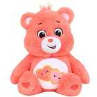 Care Bears Medium Plush Toy 14" Toy - Love-a-lot Bear