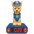 Paw Patrol Chase Childrens Clock With Night Light
