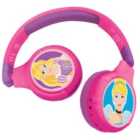 Lexibook Disney Princess Bluetooth & Wired Foldable Headphones - Pink