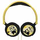 Despicable Me Minions Foldable Stereo Headphones With Volume Limiter