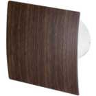 Awenta 100mm Timer Extractor Fan Wenge Wood ABS Front Panel ESCUDO Wall Ceiling Ventilation