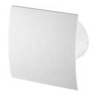 Awenta 100mm Timer Extractor Fan White ABS Front Panel ESCUDO Wall Ceiling Ventilation