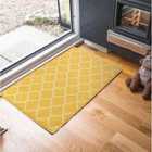 Trellis Anti Slip Doormats Gold