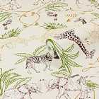Furn. Serengeti Natural Beige Animal Printed Wallpaper