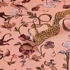 Furn. Exotic Wildlings Blush Pink Tropical Printed Wallpaper