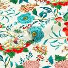 Furn. Azalea Multicoloured Printed Floral Wallpaper