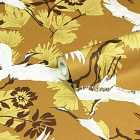 Furn. Demoiselle Mustard Yellow Botanical Printed Wallpaper