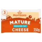 Morrisons 30% Lighter Mature Cheddar Cheese 350g