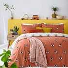 Furn. Theia Double Duvet Cover Set Cotton Clay Pink