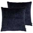 Ashley Wilde Kassaro Polyester Filled Cushions Twin Pack Cotton Viscose Ink
