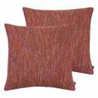Prestigious Textiles Ember Polyester Filled Cushions Twin Pack Fire