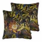 Prestigious Textiles Bengal Tiger Polyester Filled Cushions Twin Pack Amazon