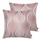 Prestigious Textiles Deco Polyester Filled Cushions Twin Pack Blush