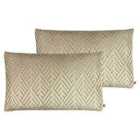 Kai Demeter Polyester Filled Cushions Twin Pack Bronze