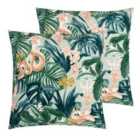 Furn. Medinilla Outdoor Polyester Filled Cushions Twin Pack Sage