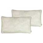 Kai Viper Polyester Filled Cushions Twin Pack Pewter 30 x 50cm