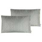 Kai Demeter Polyester Filled Cushions Twin Pack Moonlight