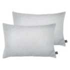 Prestigious Textiles Camber Polyester Filled Cushions Twin Pack Sterling