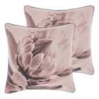 Linen House Alice Polyester Filled Cushions Twin Pack Cotton Multi