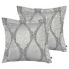 Prestigious Textiles Treasure Polyester Filled Cushions Viscose Cotton Chrome