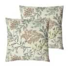 Paoletti Hedgerow Polyester Filled Cushions Twin Pack Multi