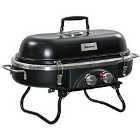 Outsunny Foldable 2 Burner Gas BBQ Grill W/ 2 Burners For Camping Picnic Cooking