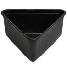 Clever Pots Black Triangular Cane Support Planter