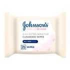 Johnson's Make Up Be Gone Extra-Sensitive Wipes 25 per pack