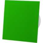 AirRoxy Green Acrylic Glass Front Panel 100mm Timer Extractor Fan for Wall Ceiling Ventilation