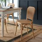 Tulle Dining Chair, Cane