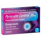 Pyrocalm Control 20mg Gastro-Resistant Tablets Omeprazole 7 per pack