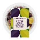 Ocado Pitted Green & Black Olives 120g