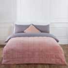 Brentfords Teddy Fleece Weighted Blanket Blush Pink 125 X 150Cm 4Kg