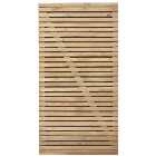 6ft Double Slatted Gate (1.83m High)