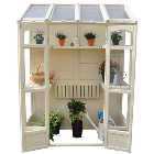 Forest Victorian 5'x2'6" Tall Wall Greenhouse with Auto Vent
